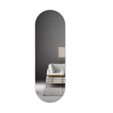 Imagem de Espelho Decorativo Lapidado Oval 50x120cm - Woodglass