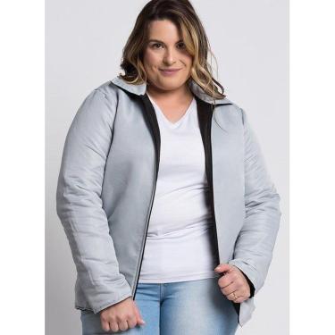 Imagem de Jaqueta Feminina Plus Size Dupla Face Microfibra - Serena-Feminino