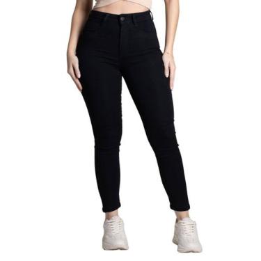 Imagem de Calça Sarja Feminina Push Up - 265750 Preto - Sawary, 42, Preto