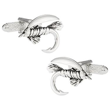 Imagem de Abotoaduras de pesca com braguilha Cuff-Daddy para pescador com caixa de apresentação