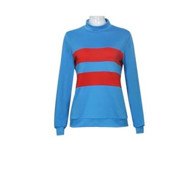 Imagem de CIYASHEH Game Undertale Frisk Chara Cosplay Costume Halloween Carnival Costume Outfit Full Set for Girls Women