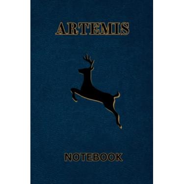 Imagem de Artemis Notebook: 100 Page Line Greek Deity Themed Journal