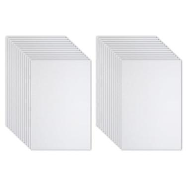 Imagem de PATIKIL Folha de espuma EVA com glitter branco brilhante 11,8 x 7,9 polegadas, 2 mm de espessura, feltro de glitter EVA brilhante para projetos de artesanato, 30 peças