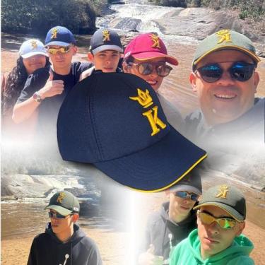 Imagem de Boné K3E Liso Aba Curva Premium, Vermelho, Único