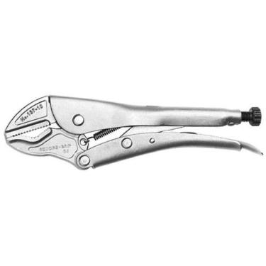 Imagem de Alicate Pressão com Fixador Mordente Curvo Reto - MTX 1843255, 10"