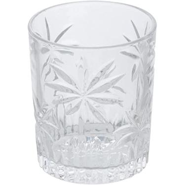 Imagem de WOLFF - Conjunto 6 Copos Baixo 340ml em Cristal - Linha Palm Tree - Ideal para Whisky, Coquetéis e Destilados