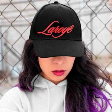 Imagem de Boné Preto Laroyê -  Escrita Vermelha - Lojas Áurea