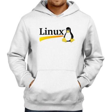 Imagem de Moletom Linux - Foca na Moda, Branco, GG