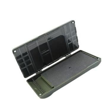 Imagem de oshhni Rig Box Box Baitcasting Flórgica do recipiente de mosca PVC PVC Pesca Tackle Bait Box Organizer Fishing Tackle Case