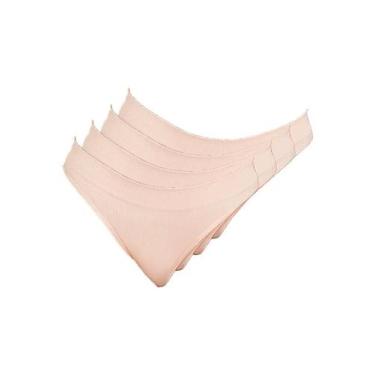 Imagem de Kit com 4 Calcinhas Biquíni Hope 35010, Bege, G