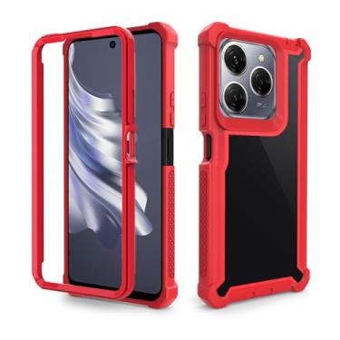 Imagem de Asuwish Capa de telefone para Tecno Spark 20 Pro 4G/Infinix Hot 40/Hot40 Pro, resistente, à prova de choque, rígida, à prova de queda, proteção de corpo inteiro, acessórios para celular híbrido