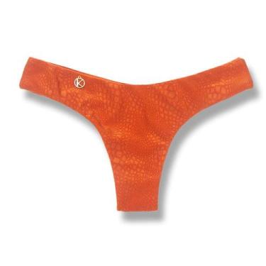Imagem de Tanga Isa Crocô Sunset  Biquíni Semi Fio Ripple  Levanta Bumbum  Dupla