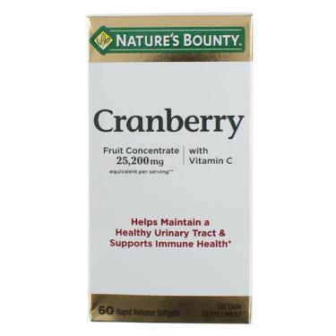 Imagem de Suplemento dietético Nature's Bounty Cranberry 60 cápsulas gelatinosas