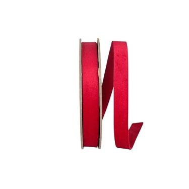 Imagem de Reliant Ribbon Fita dupla face de veludo luxuosa, escarlate
