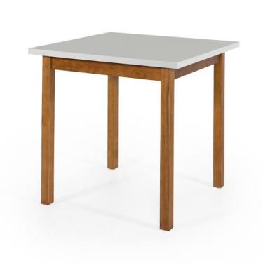 Imagem de Mesa Para Cozinha Auxiliar Ou De Jantar Modelo Elisa 80x80cm - Valuchi