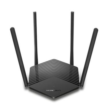 Imagem de Roteador Wireless Mercusys Mr60x Ax1500 - 1201/300mbps - Dual-band - 4 Antenas - Preto