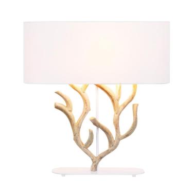 Imagem de Abajur / Luminária De Mesa O'thentique Modelo Coral De Fogo Oval
