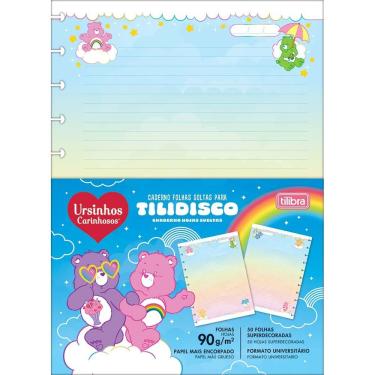 Imagem de Refil Tilidisco Universitário Ursinhos Carinhosos Tilibra - 90g 50 Folhas