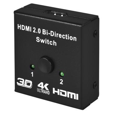 Imagem de Divisor Hdmi Evus C-081 4k Femea X Femea 2 Saidas 1 Entrada