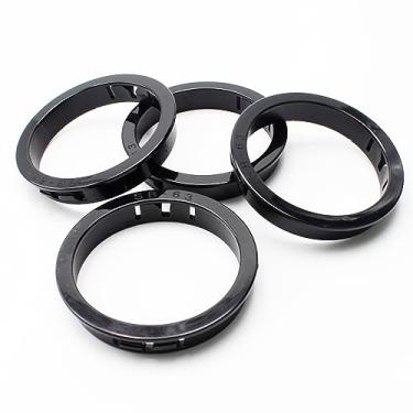 Imagem de EASYEAH 2-1/2" (63 Mm) Preto Snap-In Knockout Isolamento Bucha Grommets, Plástico Cabo Furo Grommets Para Fiação, Nylon Redondo Snap In Bloqueio Fio Elétrico Mangueira E Tubo Buchas Grommets, 4 Peça