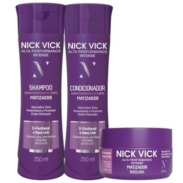 Imagem de Kit Nick Vick Matizador Shampoo Condicionador e Máscara