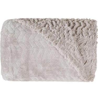 Imagem de Cobertor King Sherpa Toque Pele De Carneiro Dupla Face 240x260cm Camur