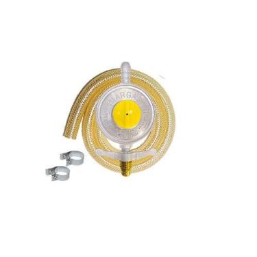 Imagem de Regulador de Gás 2kg com Mangueira 125cm - Kit Completo para Botijão P