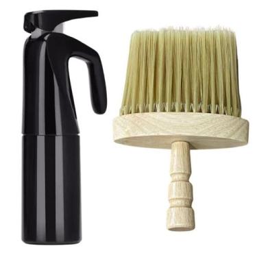 Imagem de Borrifador Jato Névoa Semi Automatico 200ml Bico Ganso + Espanador Pin