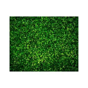 Imagem de ZZBYSM Fundo de folha verde de 3,5 x 2,5 m, estúdio de festa de aniversário, festa de bebê, painel de parede de folha verde artificial, fundo de folhagem densa, evento de festival de cerca viva de