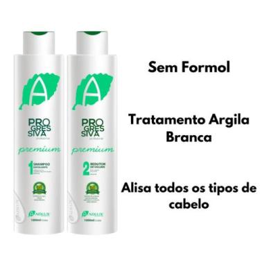 Imagem de Kit Progressiva Premium Pro 20 Orgânica Adlux 1kg