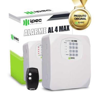 Imagem de Central De Alarme Residencial Al4 Setores Ipec