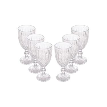 Imagem de Conjunto 6 Taças Água Wolff Greek 320ml Vidro Sofisticada