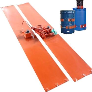 Imagem de Almofada De Aquecimento De Silicone Para Barril, Cinto De Calor Caseiro Com Saída De Energia Ajustável, Cinto De Aquecimento 220v Condicionador De Tubo De Aquecedor Multiuso Cin, 1740x125mm