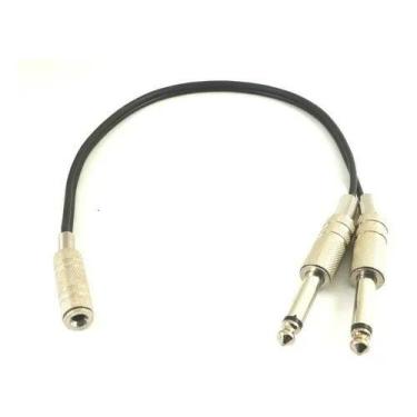 Imagem de Cabo Splitter P2 Fêmea Mono para 2 P10 Macho Mono - CIRILO CABOS, 15 C