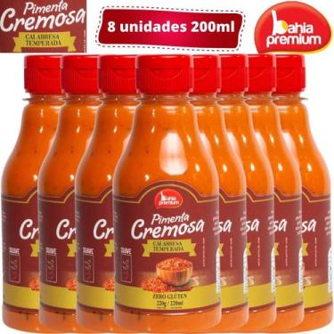 Imagem de Molho Pimenta Cremoso Com Azeitonas Pìcância Suave Para Churrasco 200m