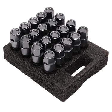 Imagem de Zhjvihx M14x1.5 Parafusos de Lugo de 20pcs Estendidos para Espaçadores de Rodas, Parafusos de Roda do Assento de Cone de Pinça de Pântio Acessórios de Carro Universal para Automóveis, (Ti cor)