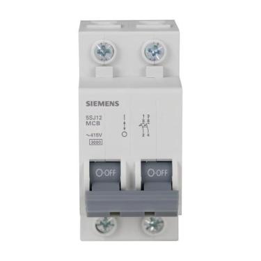 Imagem de Disjuntor Bipolar 50A Din Curva C 5Sj12507mb Siemens