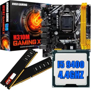 Imagem de KIT UPGRADE - I5 9 GERAÇÃO 4.4GHZ + PLACA MÃE GAMER + 32GB DDR4 (32GB DDR4)