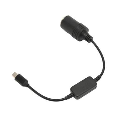 Imagem de Adaptador Conversor De Energia De 12V Para Carro, Conector Fêmea Para 