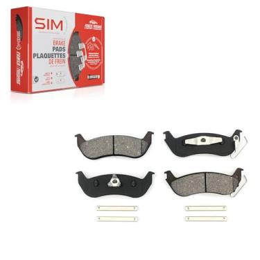 Imagem de Pastilhas de freio a disco traseiro SIM-932 para Ford Crown Victoria Mercury Grand Marquis Lincoln Town Car Ranger Marauder Mazda B2300 B4000