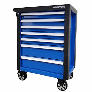Imagem de King Tony 87B36-7BA-B Carrinho Metálico para Ferramentas com 7 Gavetas, Azul