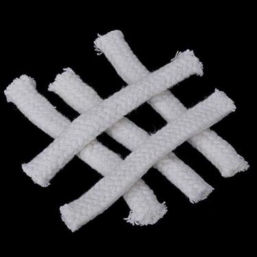 Imagem de ZJchao Pavios para Lâmpadas de óleo, Pavios de Cânhamo 10 Peças de Algodão para Lâmpadas de álcool Apenas de Velas para Fazer Velas Com Queima Longa para Várias de álcool, Incluindo Bélgica, Sifão e