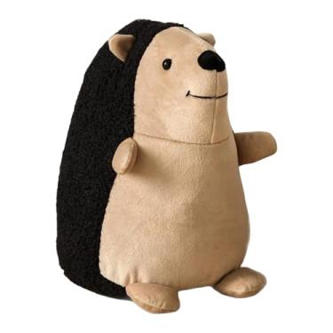 Imagem de FLCPJGV Acessório de Batente de Porta de Ouriço para Decoração Criativa de Animais de Porta, Objeto Decorativo Original, Função Suave, Adequado para Casa, Preto, Tamanho real