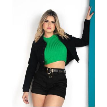 Imagem de Short preto com lycra - Vitalles