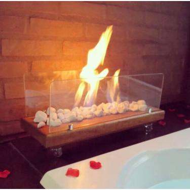 Imagem de Lareira Ecológica a Etanol - FD Design, 60cm, Preto