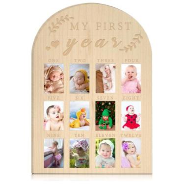 Imagem de Porta-retratos hongpar Baby Milestone Board 30x43 cm