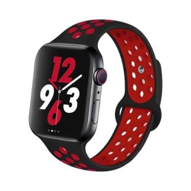 Imagem de Pulseiras De Silicone Para Apple Watch De 45mm, 44mm, 49mm, Ultra2, 40