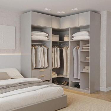 Imagem de Guarda-Roupa Modulado 6 Peças 6 Portas Jade CabeCasa MadeiraMadeira Ci