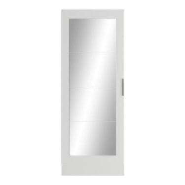 Imagem de Sapateira 1 Porta Com Espelho Jade Branca - MULTIMOVEIS