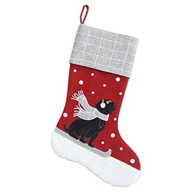 Imagem de Cachecol de Neve da Comfy Hour para Decoração de Natal - Cão - 45,72 cm x 27,94 cm - Poliéster